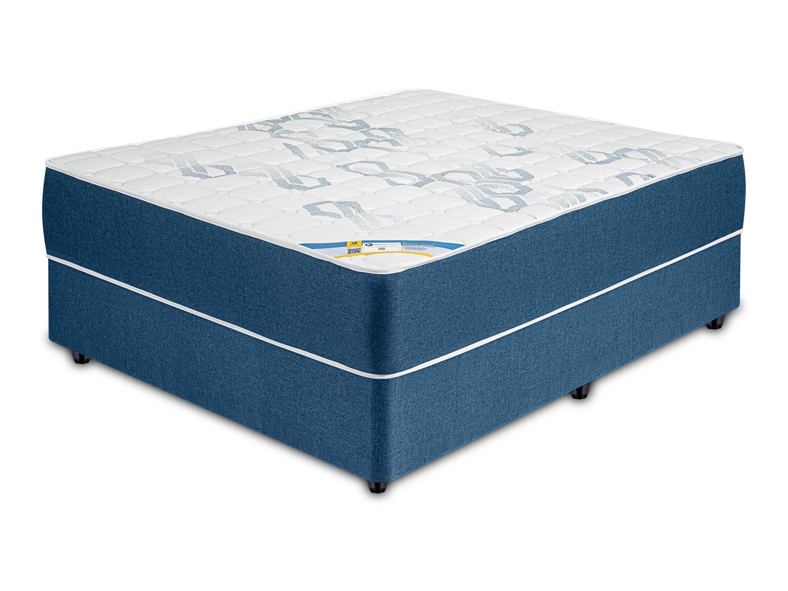 Standard bed with its base, queen size